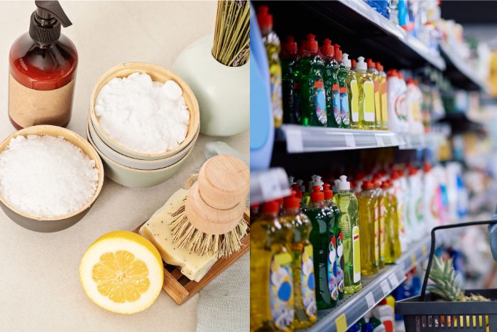Natural vs. Store-Bought Cleaners: A Concise Comparative Guide